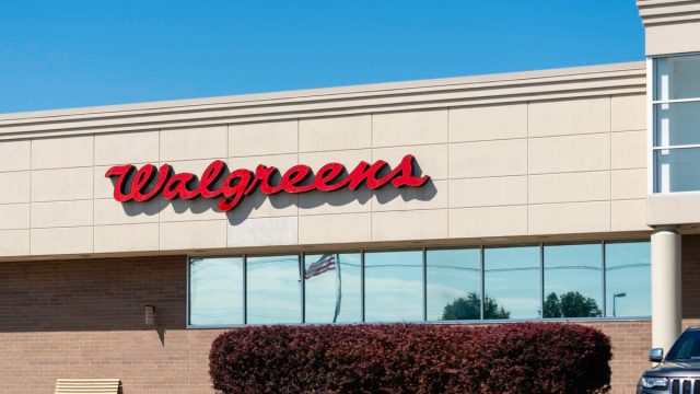 The Walgreens on Rochester Road in Rochester Hills, Michigan. Walgreens was founded in 1901 in Chicago, Illinois and has grown to over 8000 locations and is the largest chain of drugstores in the United States.