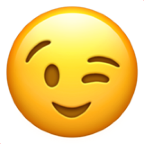 winking face emoji