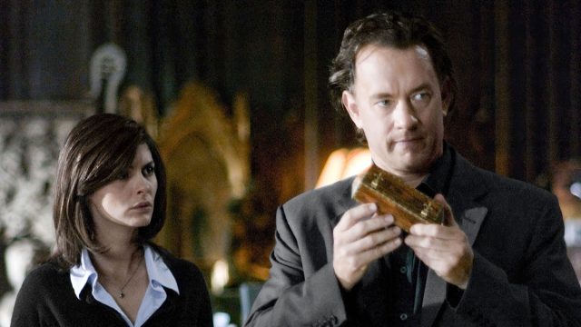 Audrey Tautou and Tom Hanks in The Da Vinci Code