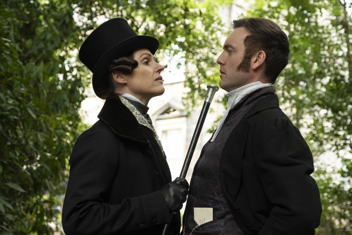 Suranne Jones and Brendan Patricks in Gentleman Jack