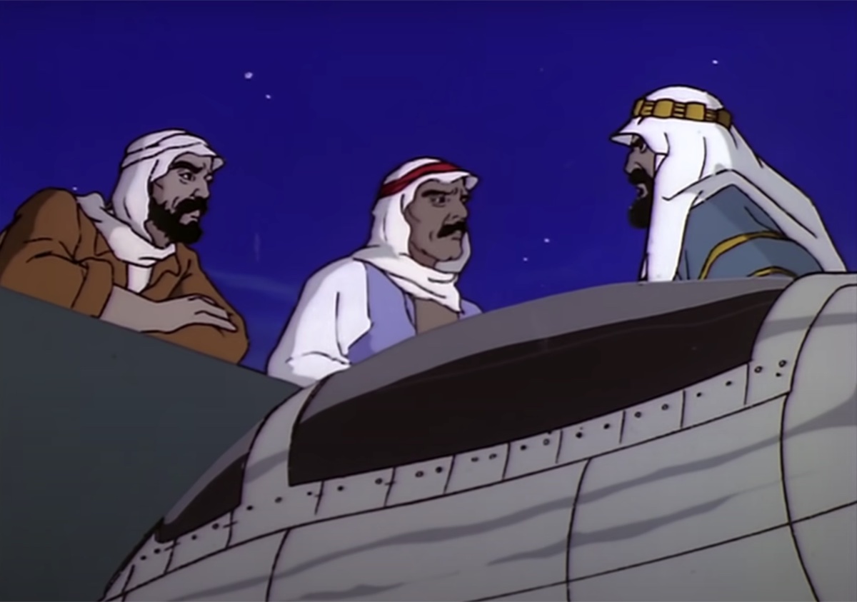 Still from "Aerial Assault" episode of The Transformers