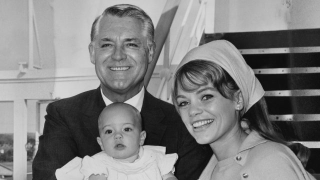 Cary Grant, Jennifer Grant, and Dyan Cannon in 1966