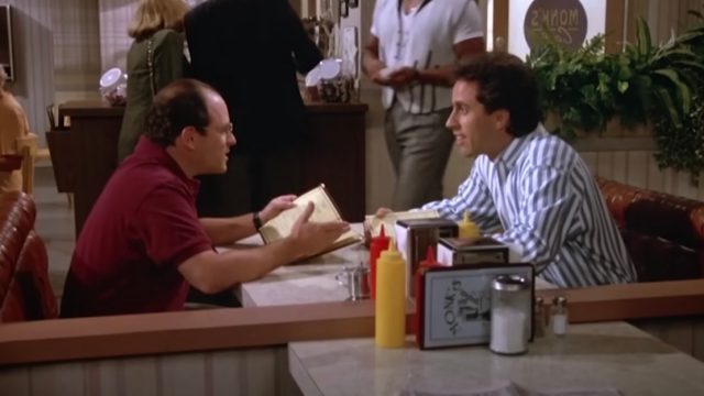 Jason Alexander and Jerry Seinfeld on Seinfeld