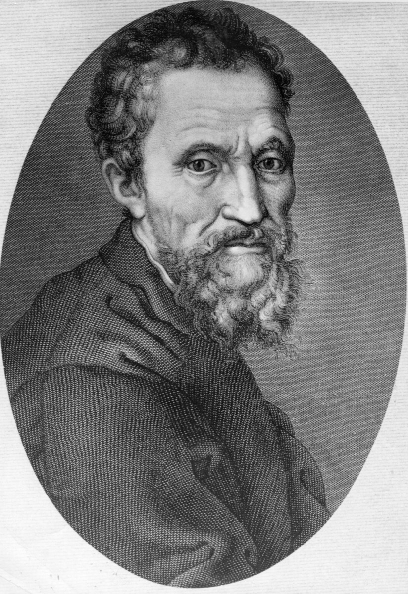 Self-portrait of Michelangelo