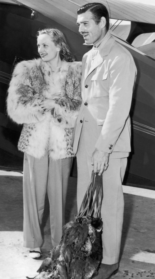 Carole Lombard and Clark Gable in 1940