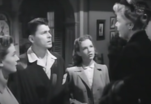 Piper Laurie and Ronald Reagan in "Louisa"