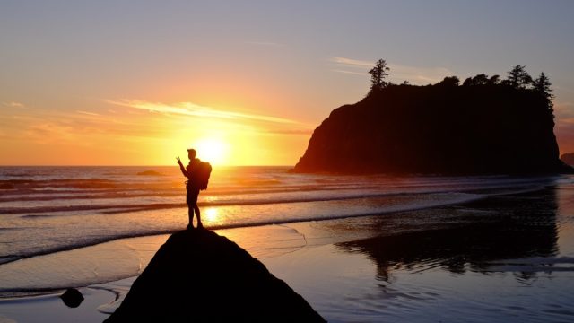 ruby beach olympic national park in washington