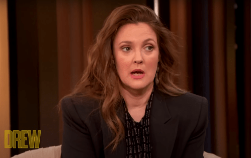 Drew Barrymore hosting "The Drew Barrymore Show"