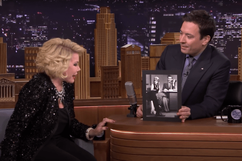 Joan Rivers on "The Tonight Show" in 2014