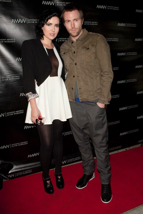 Marie Angela King and Elijah Blue Allman at a book launch party in 2013
