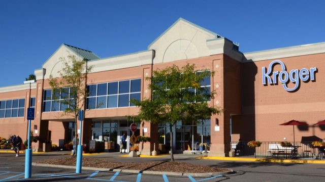 ANN ARBOR, MI - SEPTEMBER 7: Kroger, whose west Ann Arbor store is shown on September 7, 2014, has over 2,600 stores in 31 states.