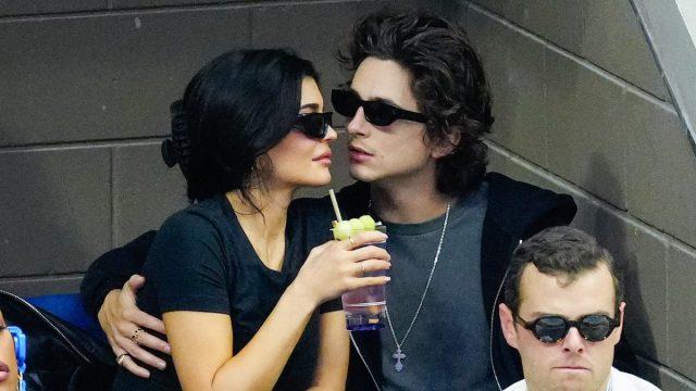 Kylie Jenner and Timothée Chalamet at the 2023 U.S. Open