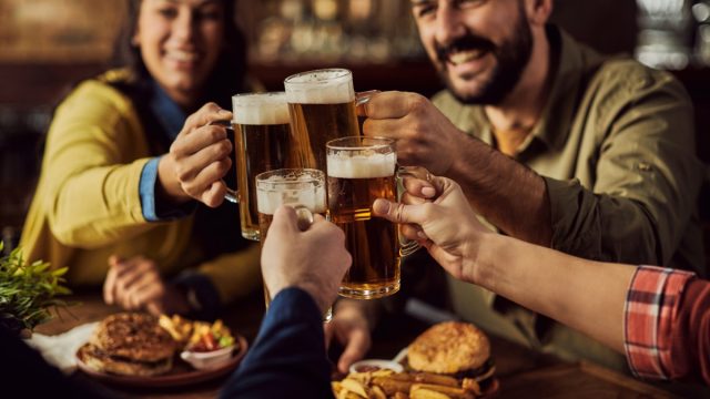 group of Friends Drinking Beer