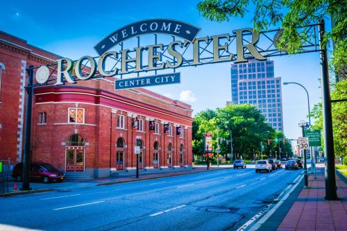 Rochester NY street sign