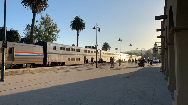 Amtrak train santa barbara