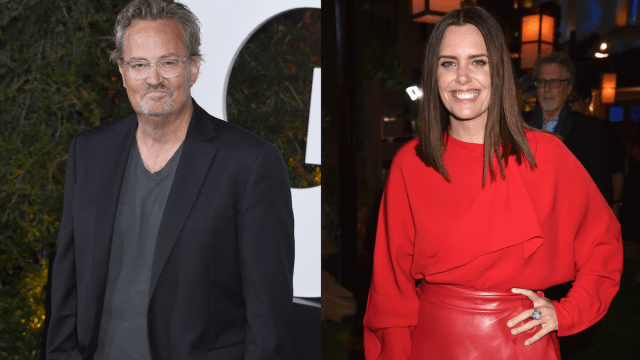 Matthew Perry in 2022; Ione Skye in 2018