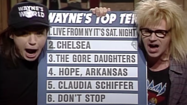 Mike Myers and Dana Carvey on "Saturday Night Live"