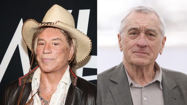Mickey Rourke and Robert De Niro