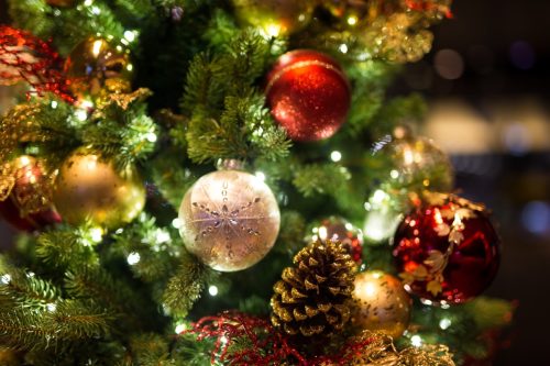 fancy christmas tree