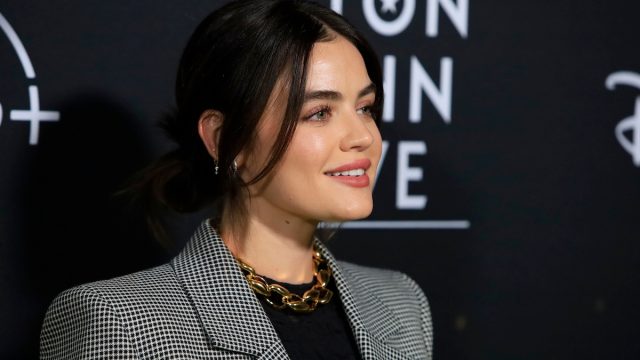Lucy Hale at the Elton John Live: Farewell From Dodger Stadium Yellow Brick Road Event in 2022