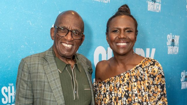 Al Roker and Deborah Roberts at opening night of "The Shark Is Broken" in August 2023