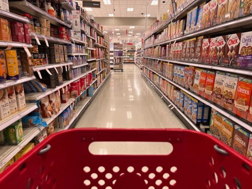 shopping at target