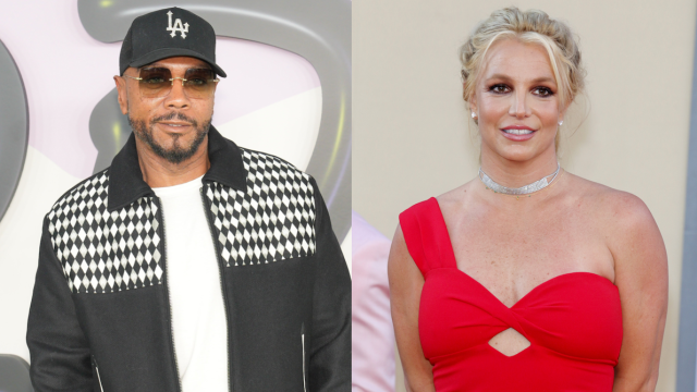 Timbaland in 2023; Britney Spears in 2019