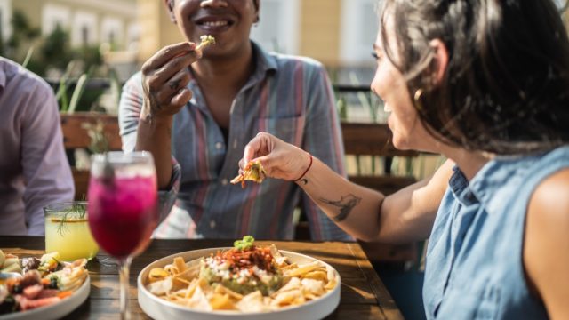 Friends Enjoying Appetizers