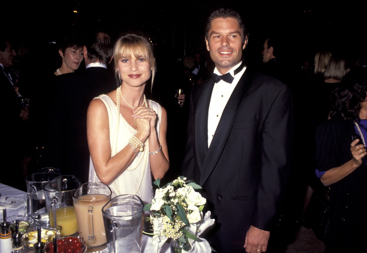 Nicollette Sheridan and Harry Hamlin in 1991