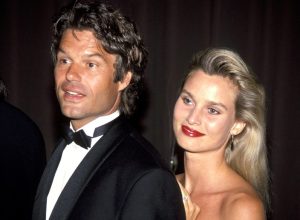 Nicollette Sheridan and Harry Hamlin in 1991