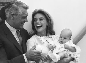 Cary Grant, Dyan Cannon, and Jennifer Grant in 1966