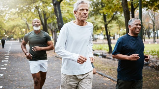 older men running