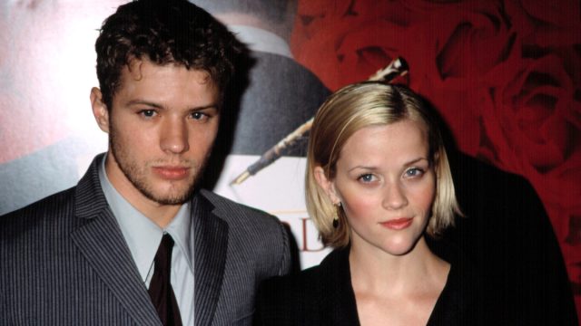 Ryan Phillippe and Reese Witherspoon at the premiere of "Gosford Park" in 2001