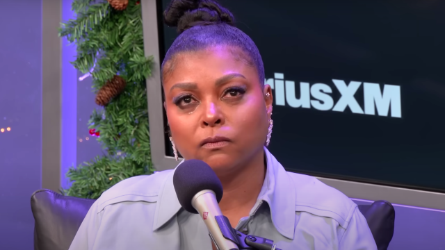 Taraji P. Henson during SiriusXM interview with Gayle King
