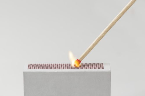 striking a match