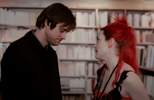 Jim Carrey and Kate Winslet in "Eternal Sunshine of the Spotless Mind"