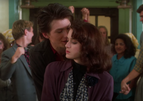Christian Slater and Winona Ryder in "Heathers"
