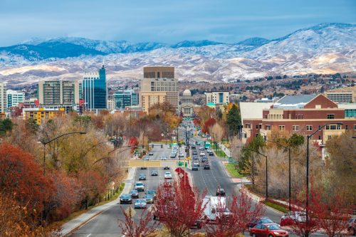 Boise , Idaho downtown