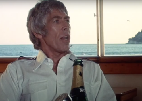 James Coburn in "The Last of Sheila"