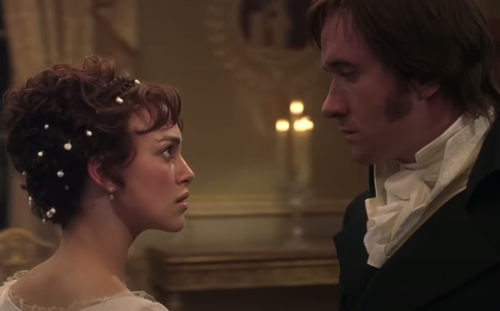 Keira Knightley and Matthew Macfadyen in "Pride & Prejudice"