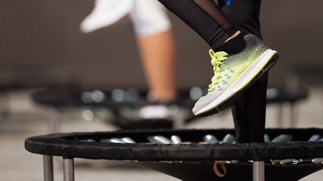 trampoline fitness class