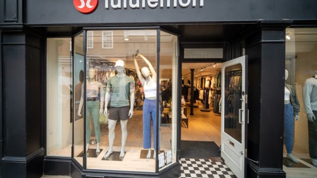 Lululemon storefront
