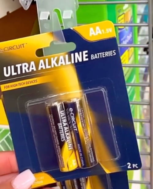Batteries Dollar Tree