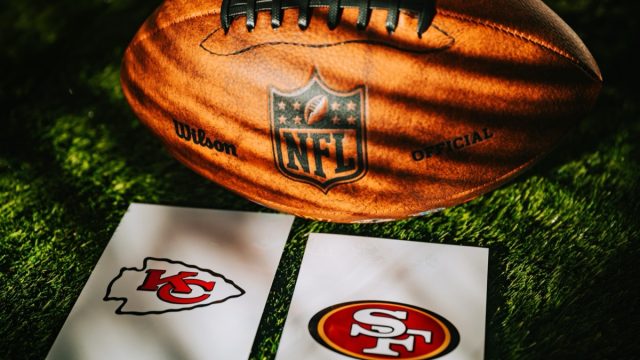 Football with Super Bowl Teams