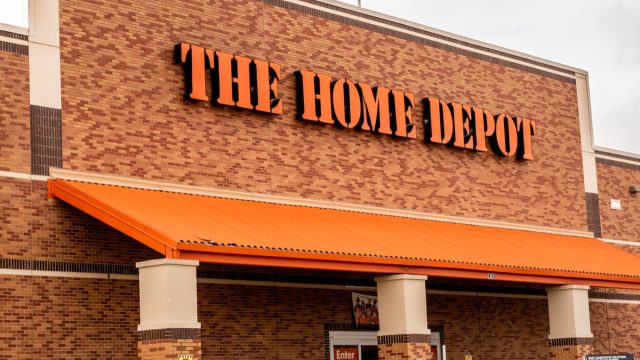 Home Depot Storefront Outside