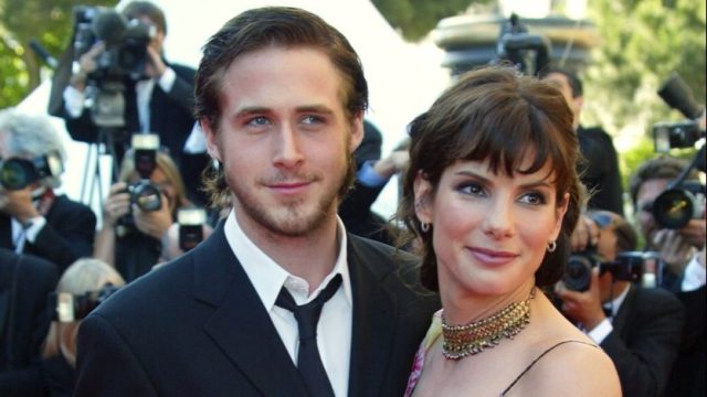 Ryan Gosling and Sandra Bullock in 2002