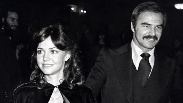 Sally Field and Burt Reynolds in 1977