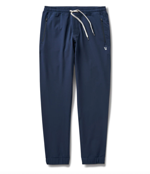 navy blue men's joggers
