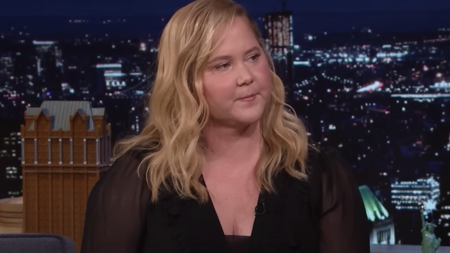 Amy Schumer on The Tonight Show in February 2024