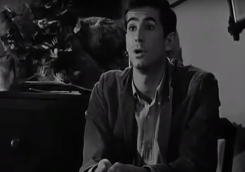 Anthony Perkins in "Psycho"